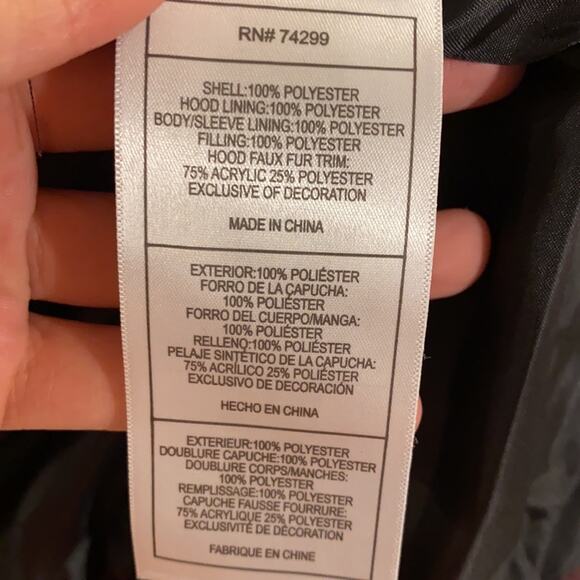 NWT Madden Girl Juniors Faux-Fur Trim Hooded Merlot M - Picture 10 of 15